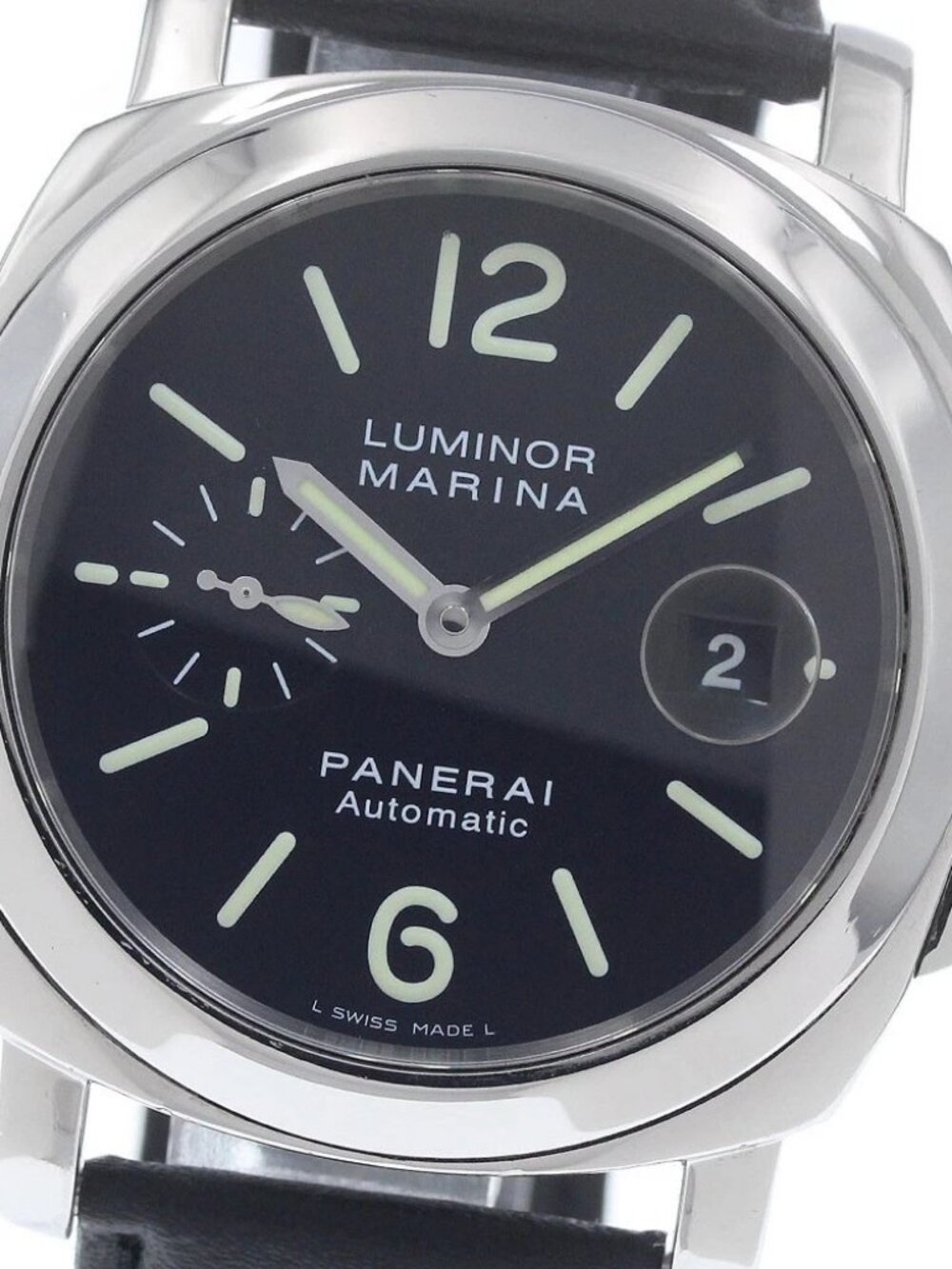 PANERAI Luminor Marina PAM00104 Small seconds black Dial Automatic Men's_960659